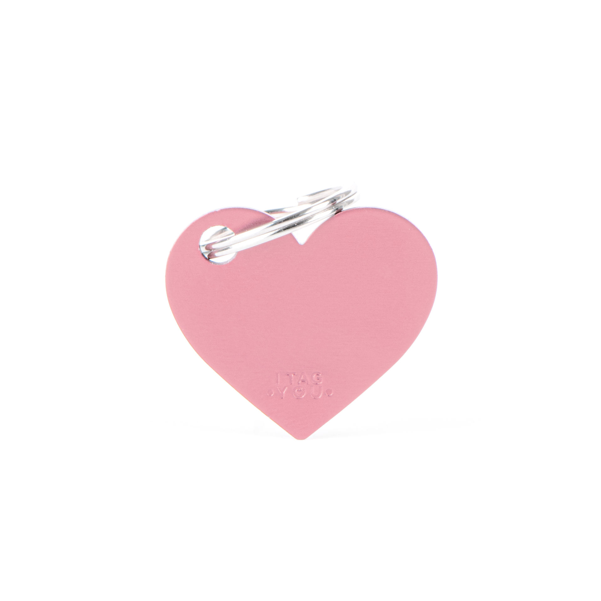 CUORE S ALLUMINIO ROSA BASIC I TAG YOUMy Family