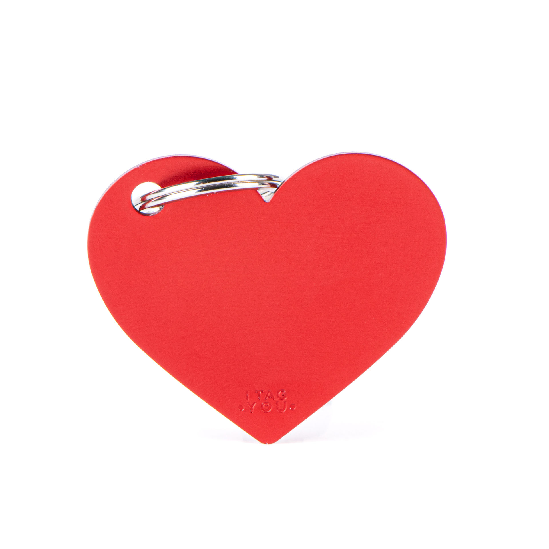 CUORE L ALLUMINIO ROSSO BASIC I TAG YOUMy Family