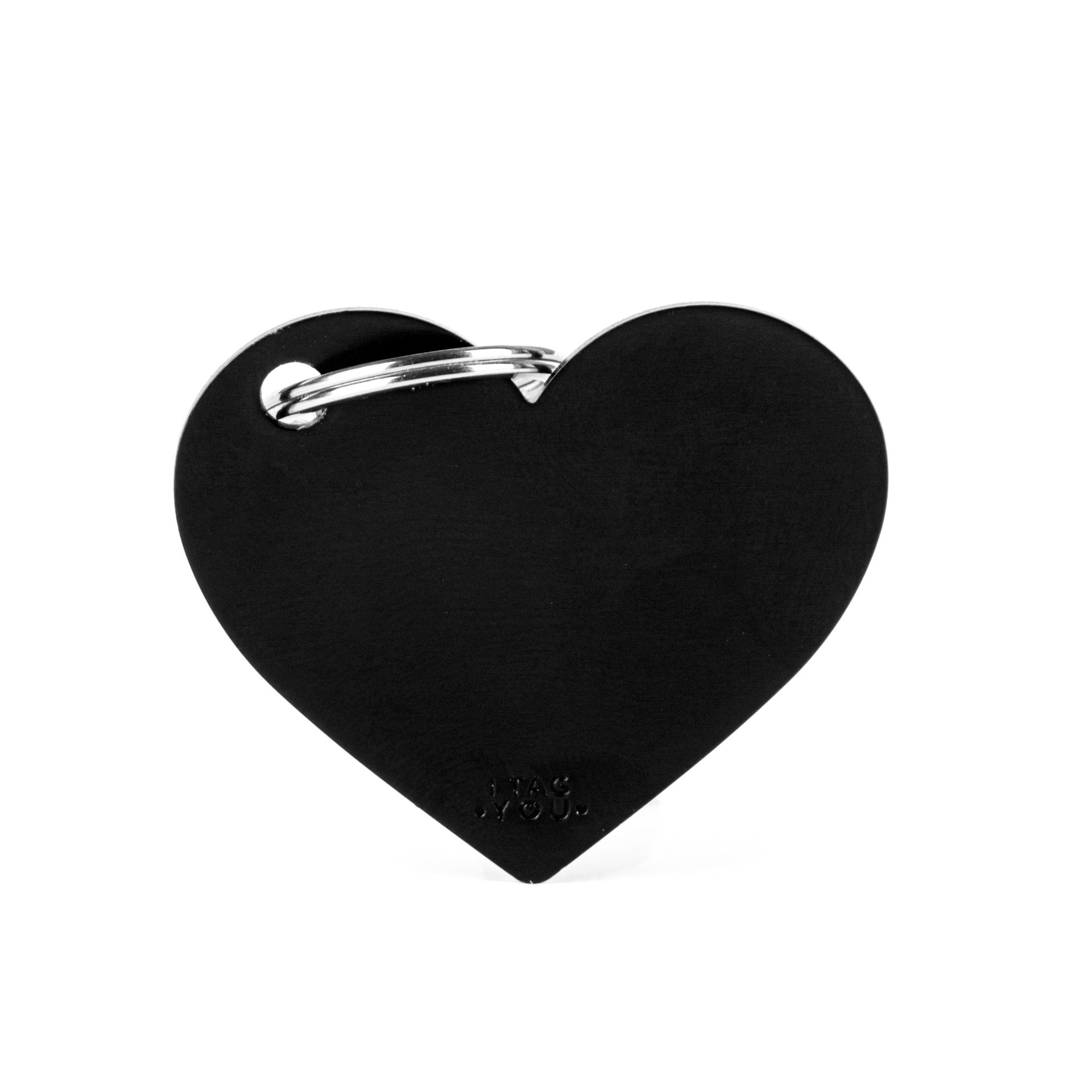 CUORE L ALLUMINIO NERO BASIC I TAG YOUMy Family