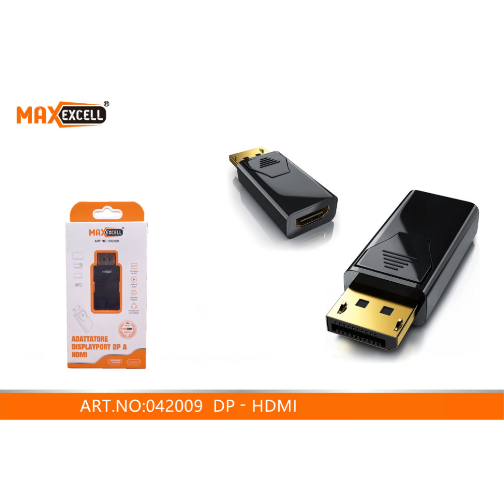 ADATTATORE DA DISPLAYPORT DP A HDMIMaxexcell