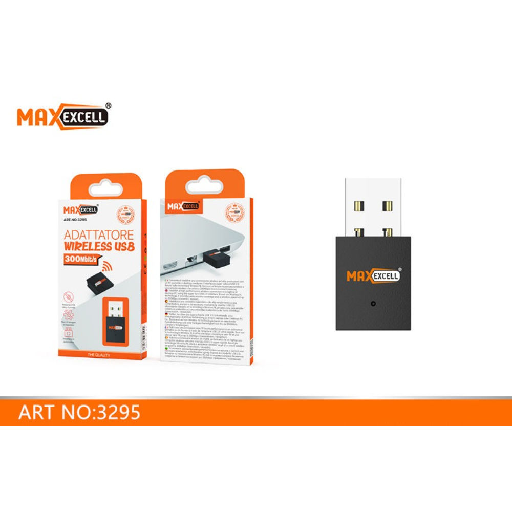 ADATTATORE WIRELESS USB 300Maxexcell