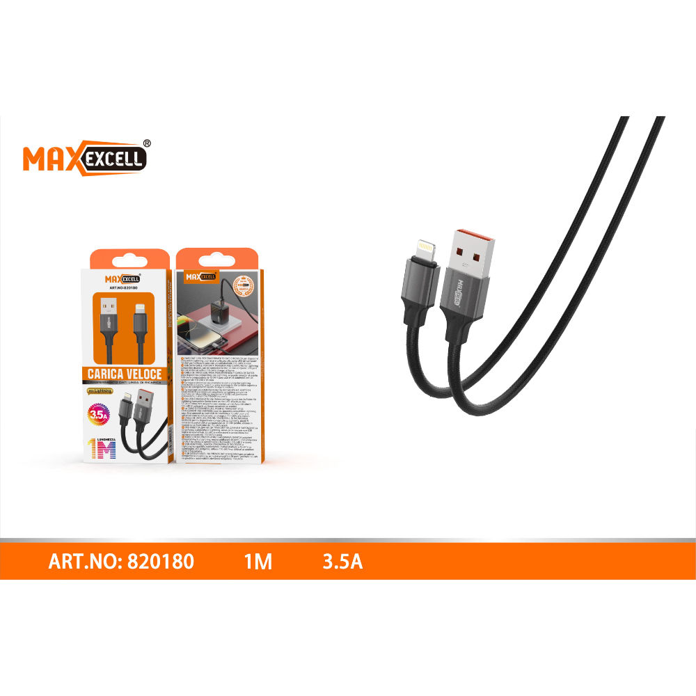 CAVO LIGHTNING FAST CHARGE 1M 3.5AMaxexcell