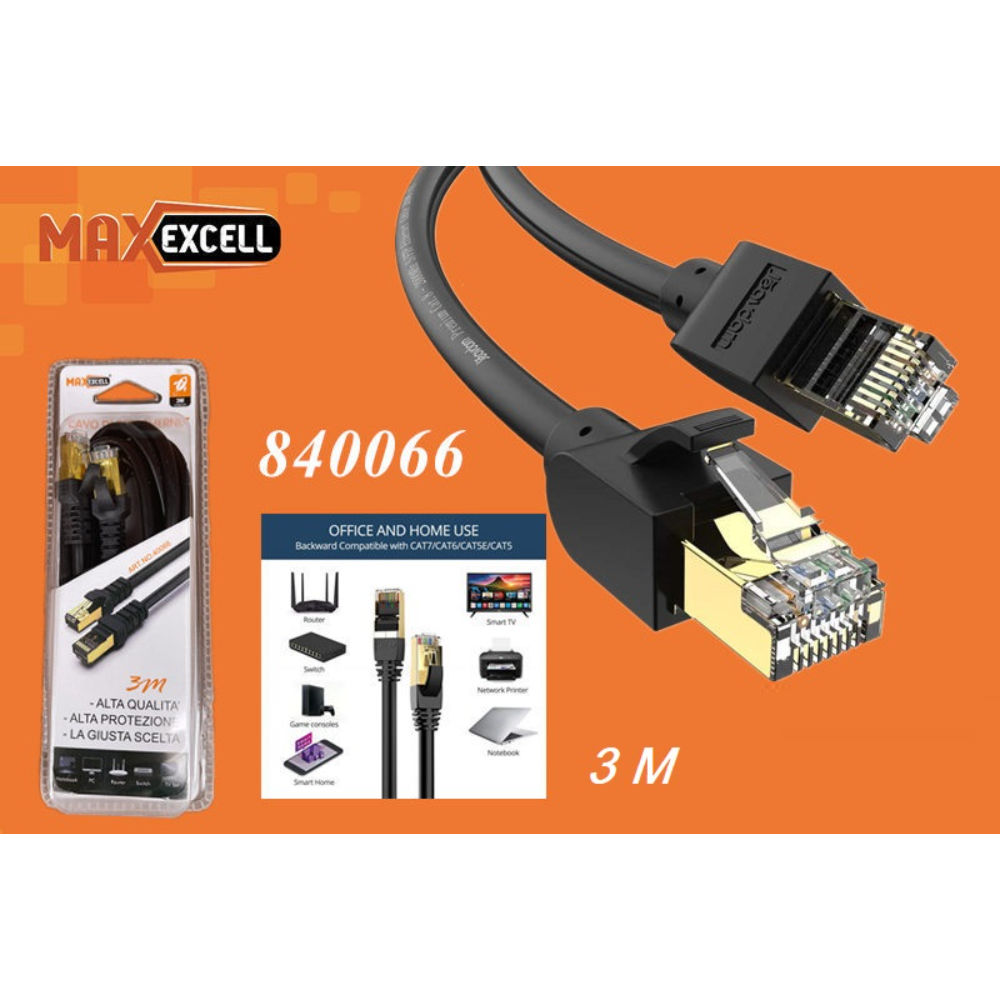 CAVO RETE ETHERNET DA 3MMaxexcell