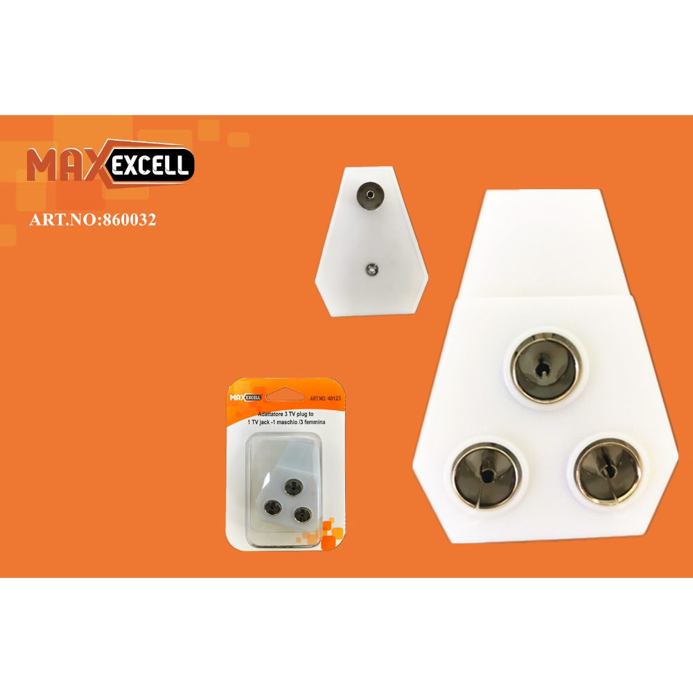 SDOPPIATORE COASSIALE SPLITTER CONNETTORE ANTENNAMaxexcell