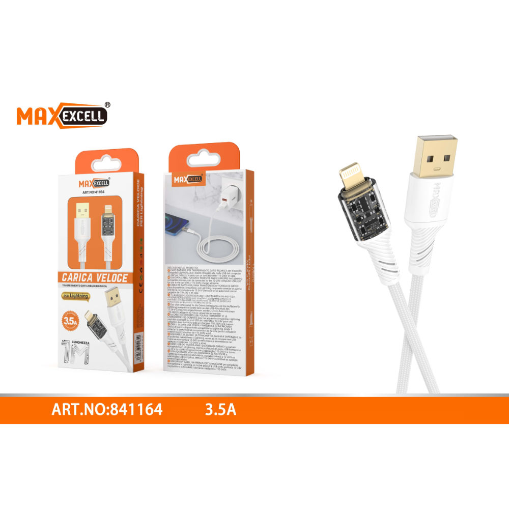 CAVO LIGHTNING FAST CHARGE 3.5A 1MMaxexcell