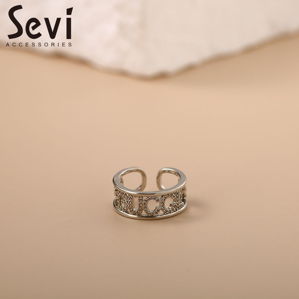 ANELLO DOPPIA FASCIA CON ZIRCONISevi