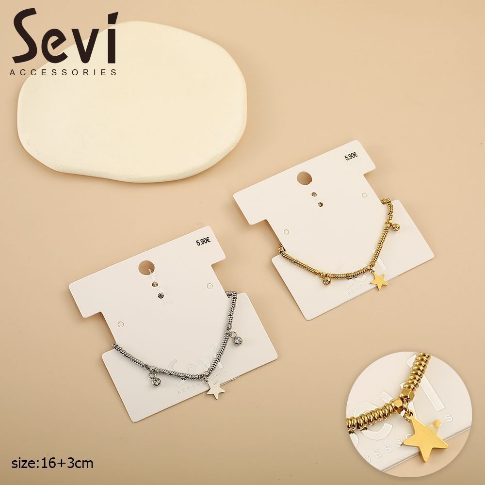 BRACCIALETTO CON CIONDOLO STELLA E MINI PENDENTISevi