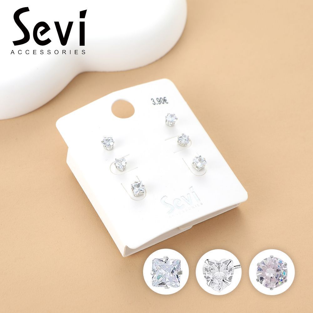 SET DI ORECCHINI CON ZIRCONISevi