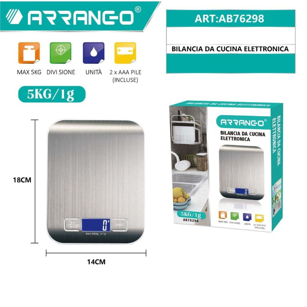 Bilancia da Cucina Elettronica - AB76298Arrango