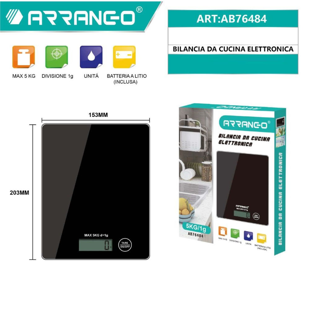 Bilancia da Cucina Elettronica - AB76484Arrango