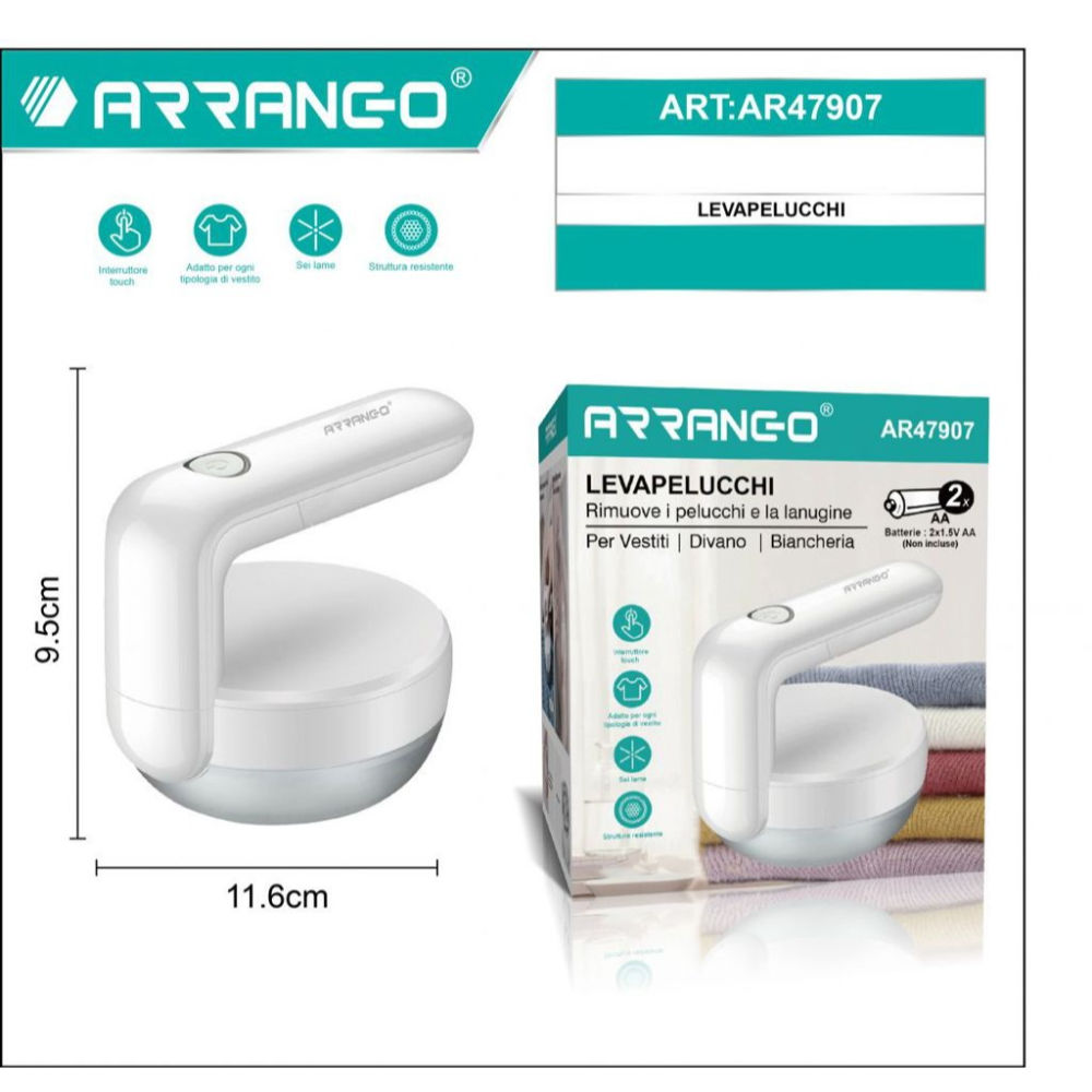 Levapelucchi a Batteria - AR4797Arrango
