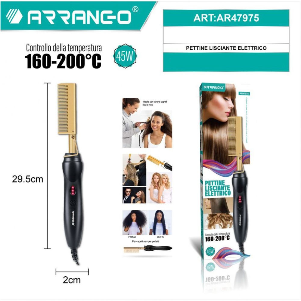 Pettine Lisciante Elettrico 45W - AR47975Arrango