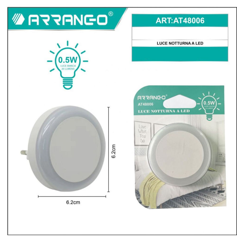 Luce Notturna a LED - AT48006Arrango