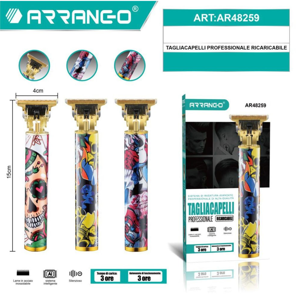 Tagliacapelli Professionale Ricaricabile - AR48259Arrango