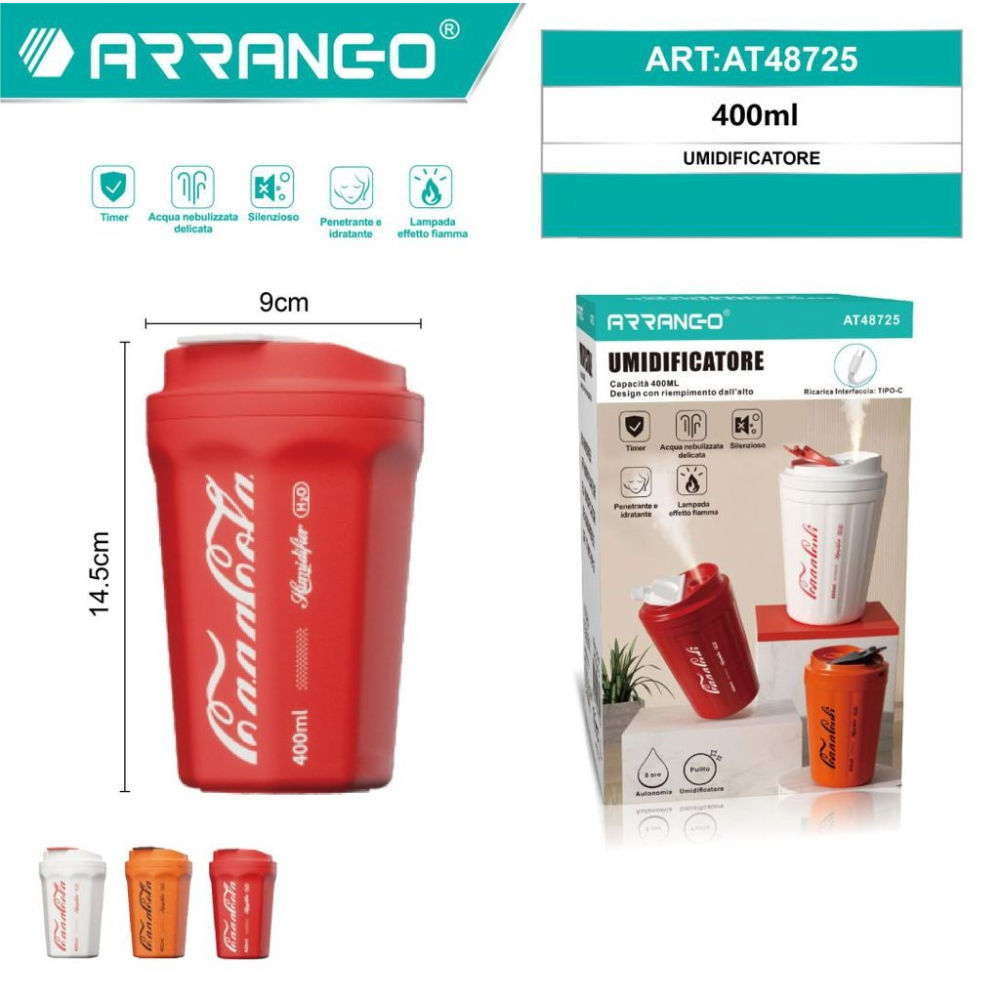 UMIDIFICATORE A BICCHIERE - 400MLArrango