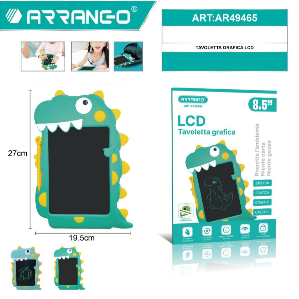 Tavoletta Graffica LCD Dino - AR49465Arrango