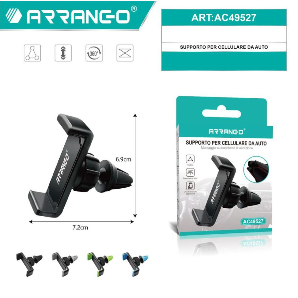 Supporto Cellulare per Auto - AC49527Arrango