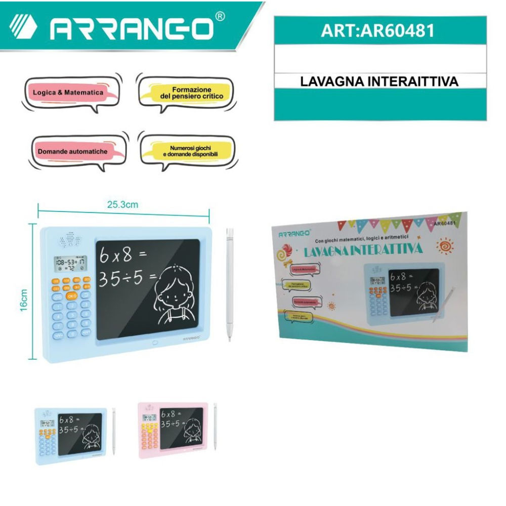 Lavagna Interattiva - 16x25,3cmArrango