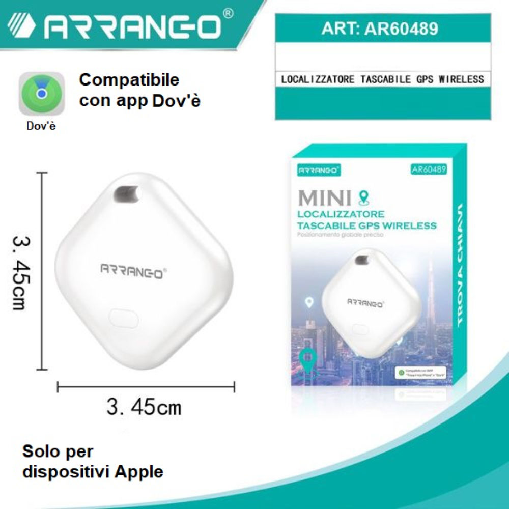 LOCALIZZATORE TASCABILE GPS WIRELESSArrango