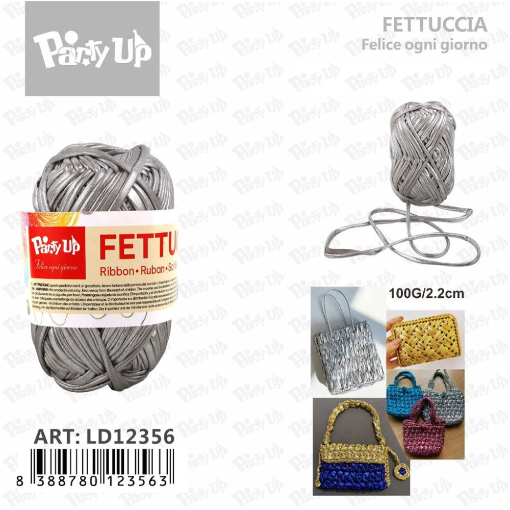 fettuccia Stampa a Caldo 100g - ArgentoParty Up