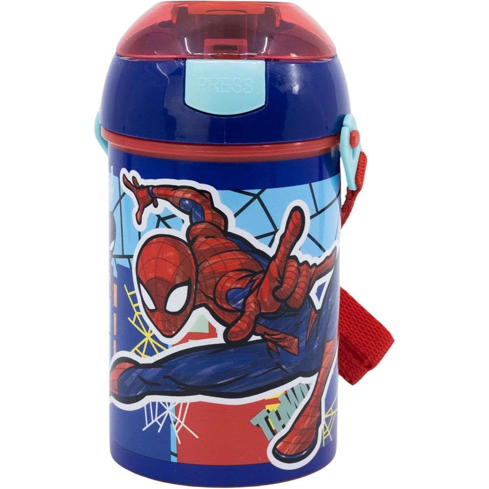BORRAC,C/TRACOLLA 450ML SPIDERMANStor