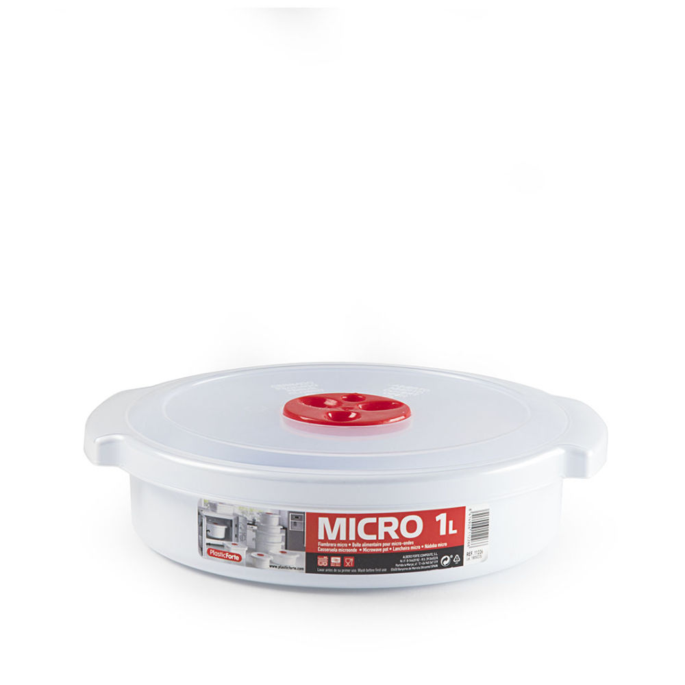 CASSERUOLA MICROONDE 1 LPlastic Forte