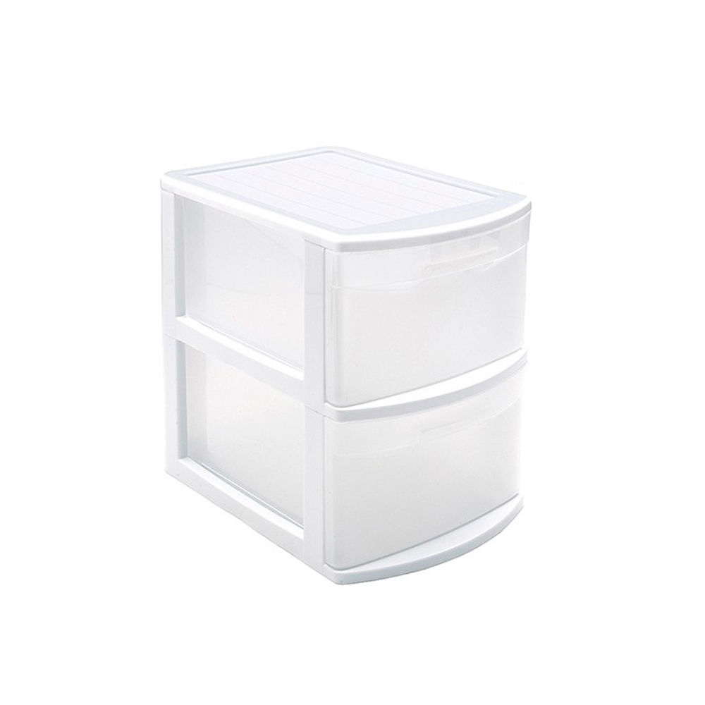 CASSETTIERA TAMESIS 2 CASSETTI - BIANCOPlastic Forte