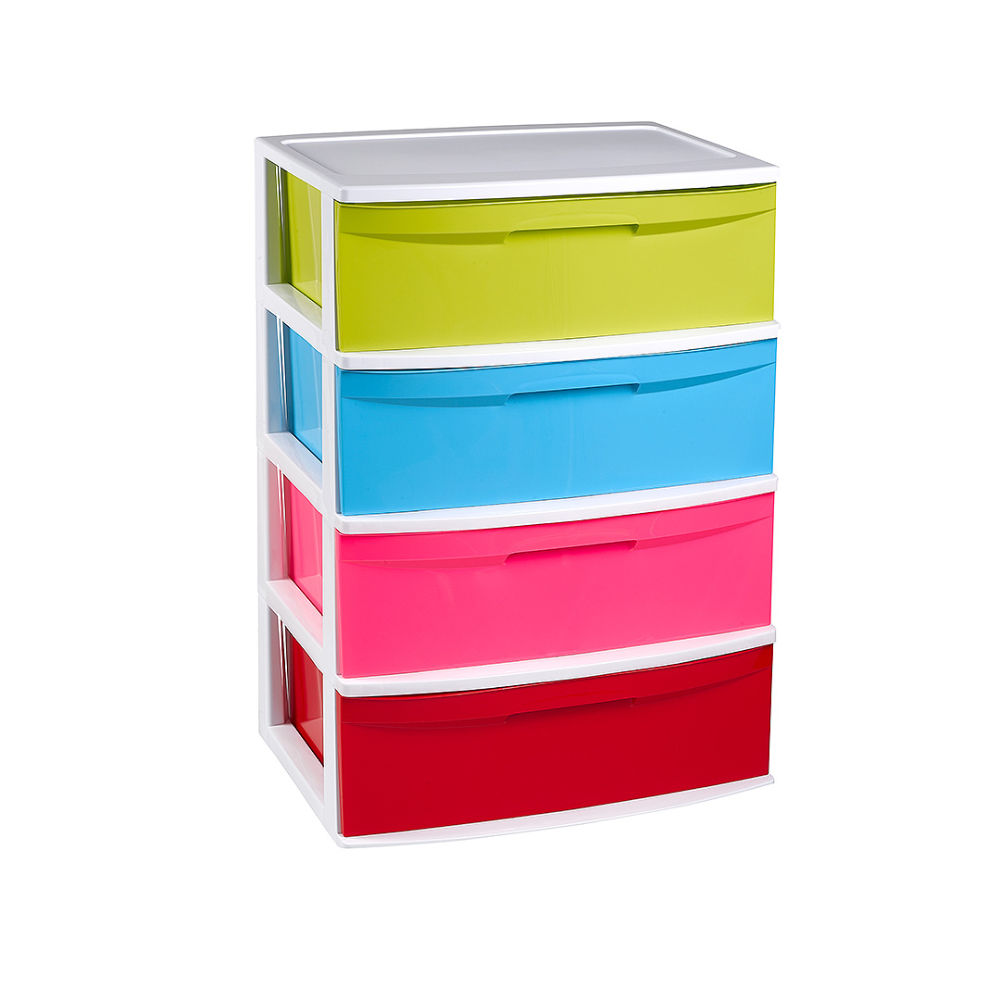 CASSETTIERA NILO 4 CASSETTI - COLORPlastic Forte