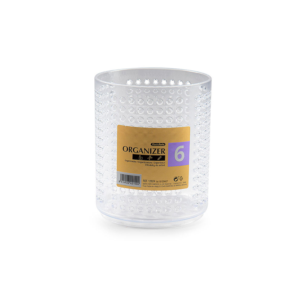 PORTAMATITE ORGANIZER N°6 - TRASPARENTEPlastic Forte