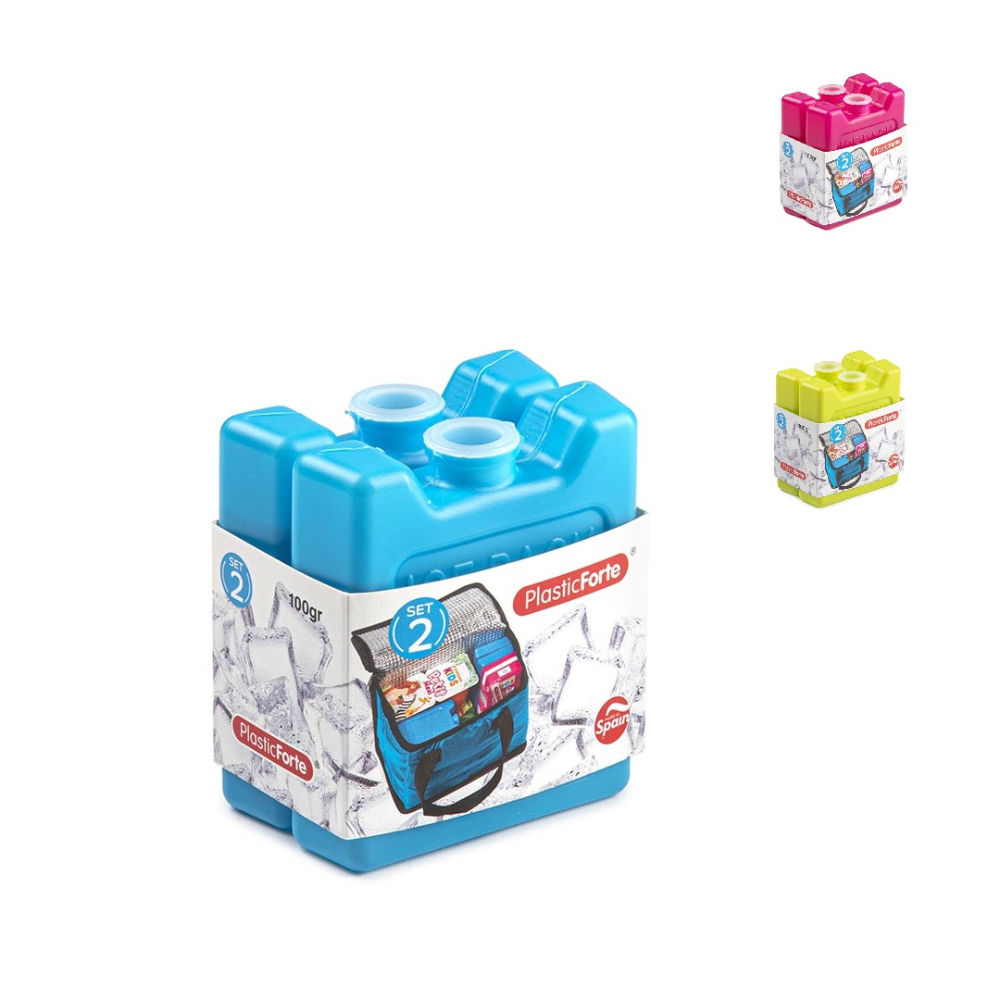 SET 2 ACCUMULATORI DI FREDDO N°3 ASSORTITI - 100GPlastic Forte