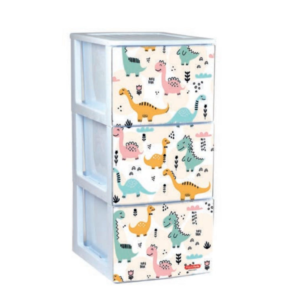 CASSETTIERA DECO 3 CASSETTI - DINOPlastic Forte