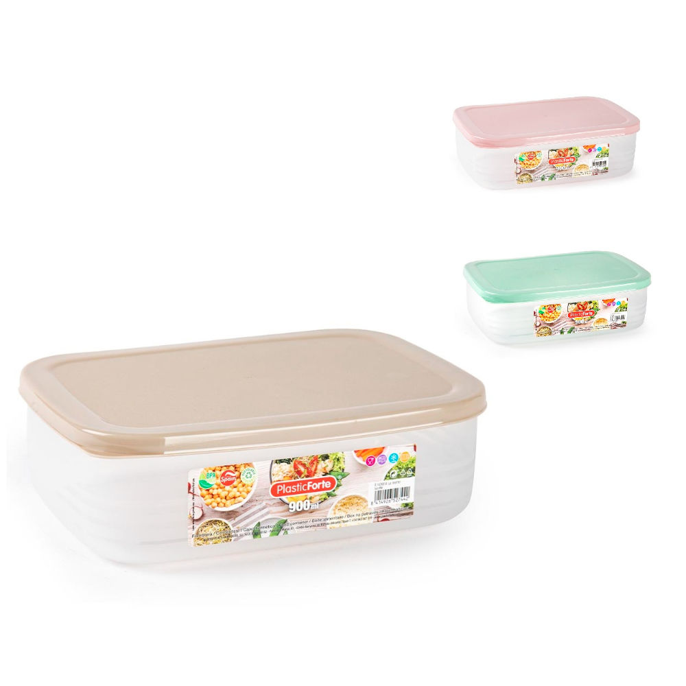 CONTENITORE BENTO RETTANGOLARE 900 ML SURT VRMPlastic Forte