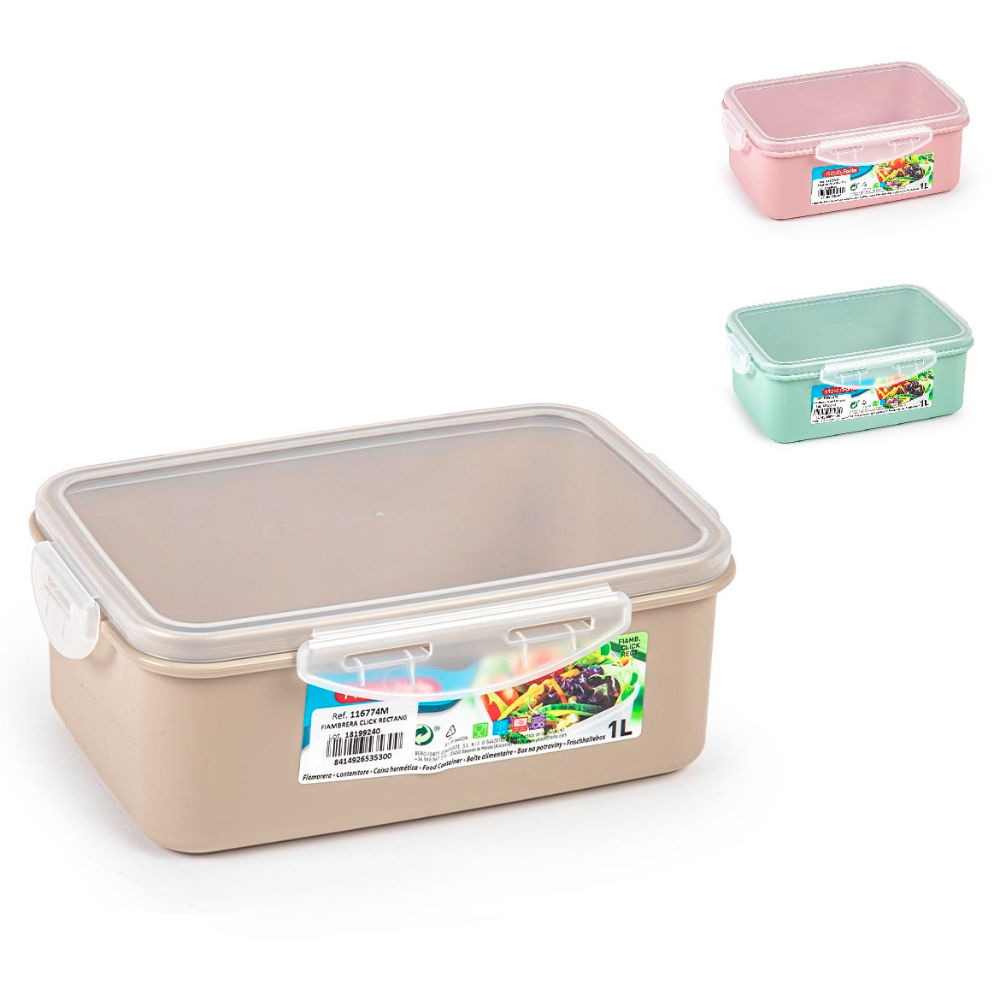 CONTENITORE CLICK RETTANGOLARE 1 L SURT VRM COMBIPlastic Forte