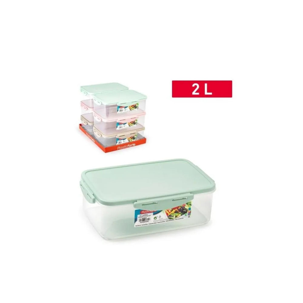CONTENITORE CLICK RETTANGOLARE 2 L SURT VRMPlastic Forte