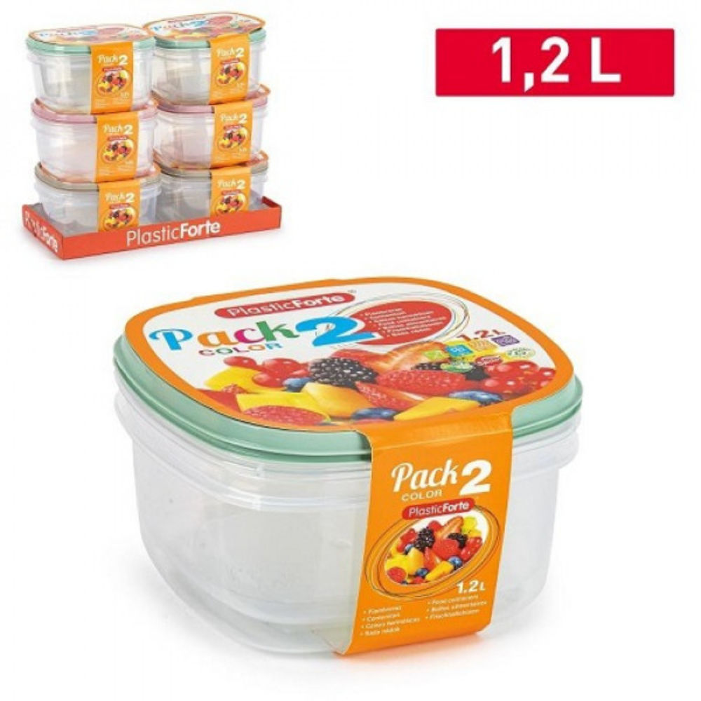 PACK 2 CONTENITORI  1,2 L SURT VRMPlastic Forte