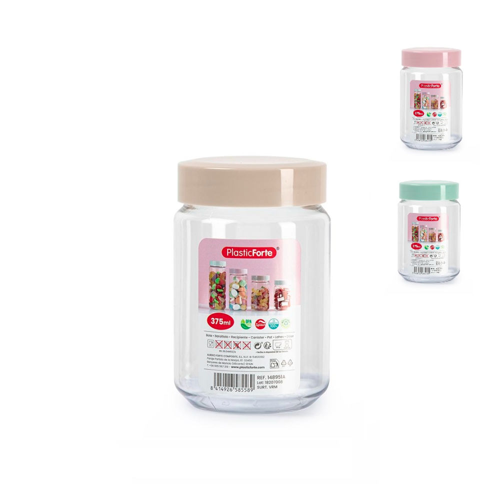 BARATTOLO MONTECARLO 375 ML SURT VRMPlastic Forte