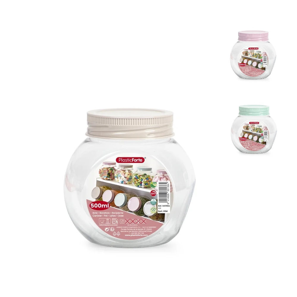BARATTOLO CANDY 500 ML SURT VRMPlastic Forte