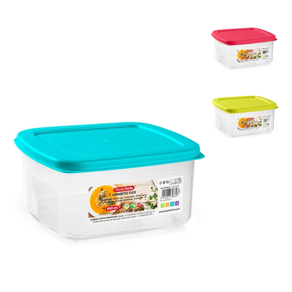 LUNCH BOX HERMETIC FLEX 900 MLPlastic Forte