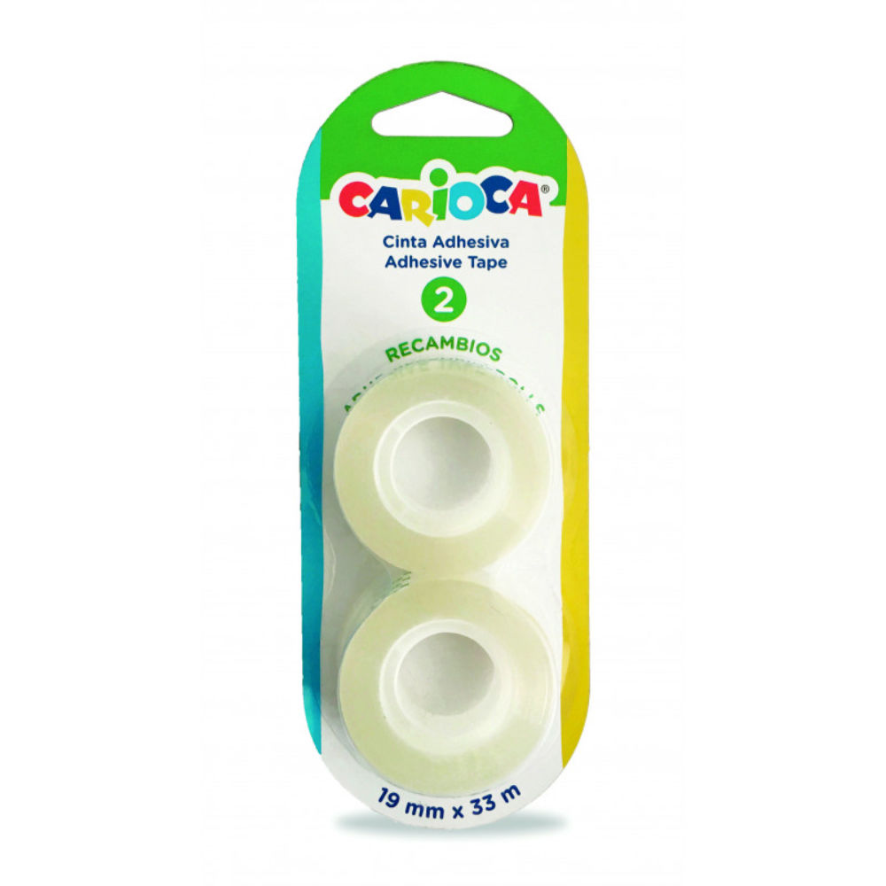 CARIOCA NASTRO ADESIVO 19MMx33M - 2PZCarioca