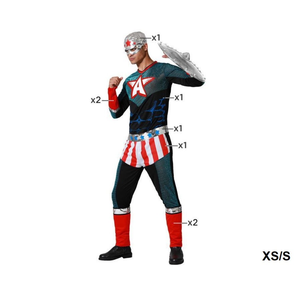 Atosa - Costume Eroe Comic - XS/SAtosa