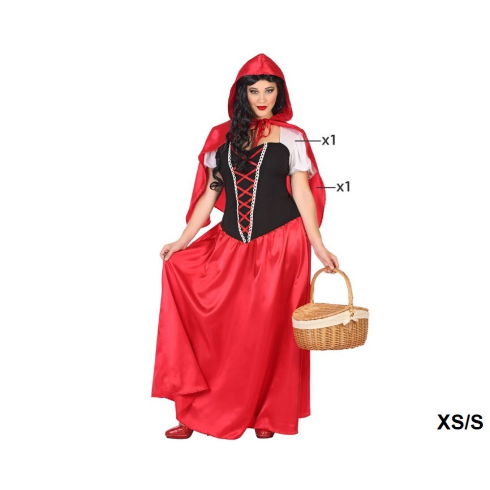 Atosa - Costume Cappuccetto Rosso - XS/SAtosa