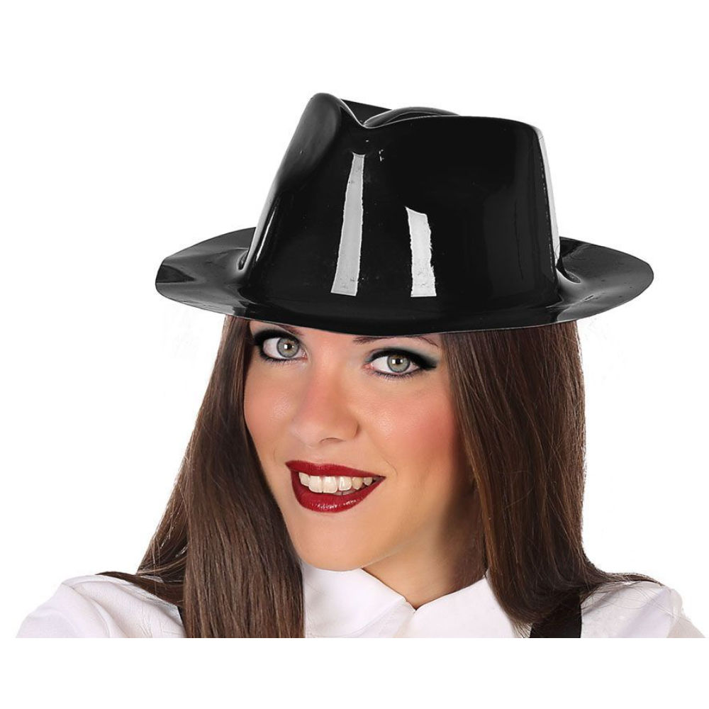 Atosa - Cappello Trilby PVC - NeroAtosa