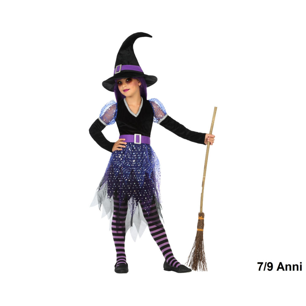 Atosa - Costume Streghetta Viola - 7/9 AnniAtosa