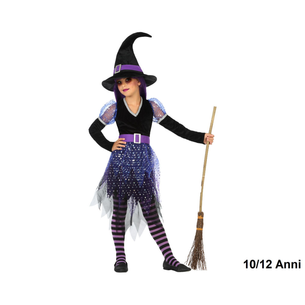 Atosa - Costume Streghetta Viola - 10/12 AnniAtosa