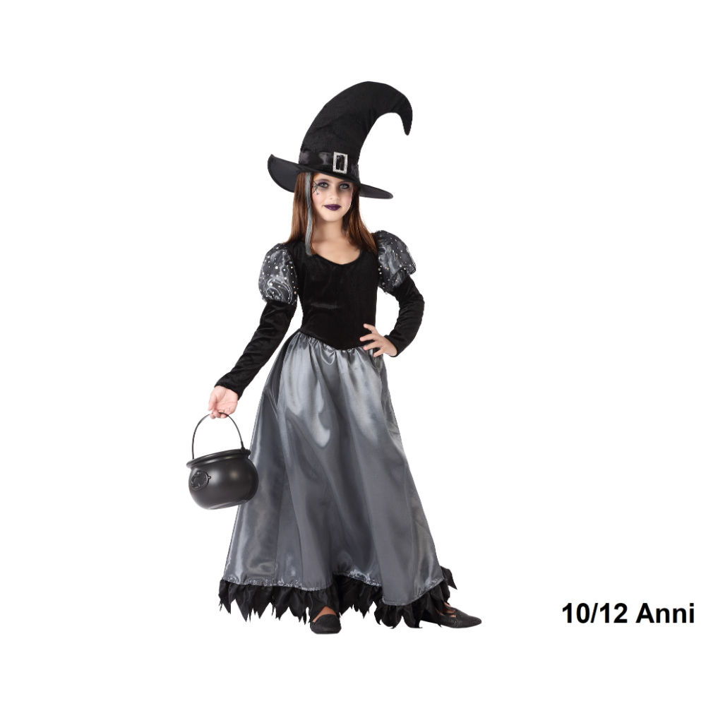 Atosa - Costume Strega Nero - 10/12 AnniAtosa