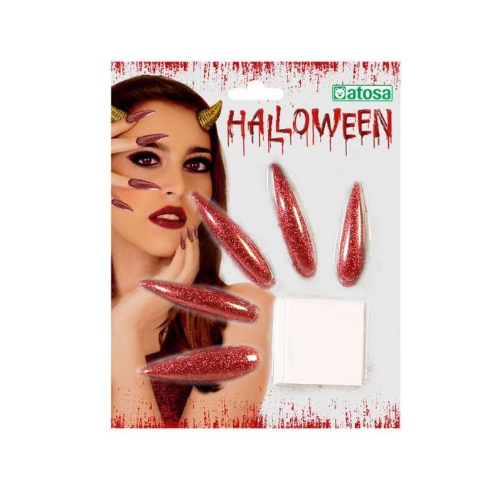 Atosa - Unghie Halloween Diavolo - 10pzAtosa