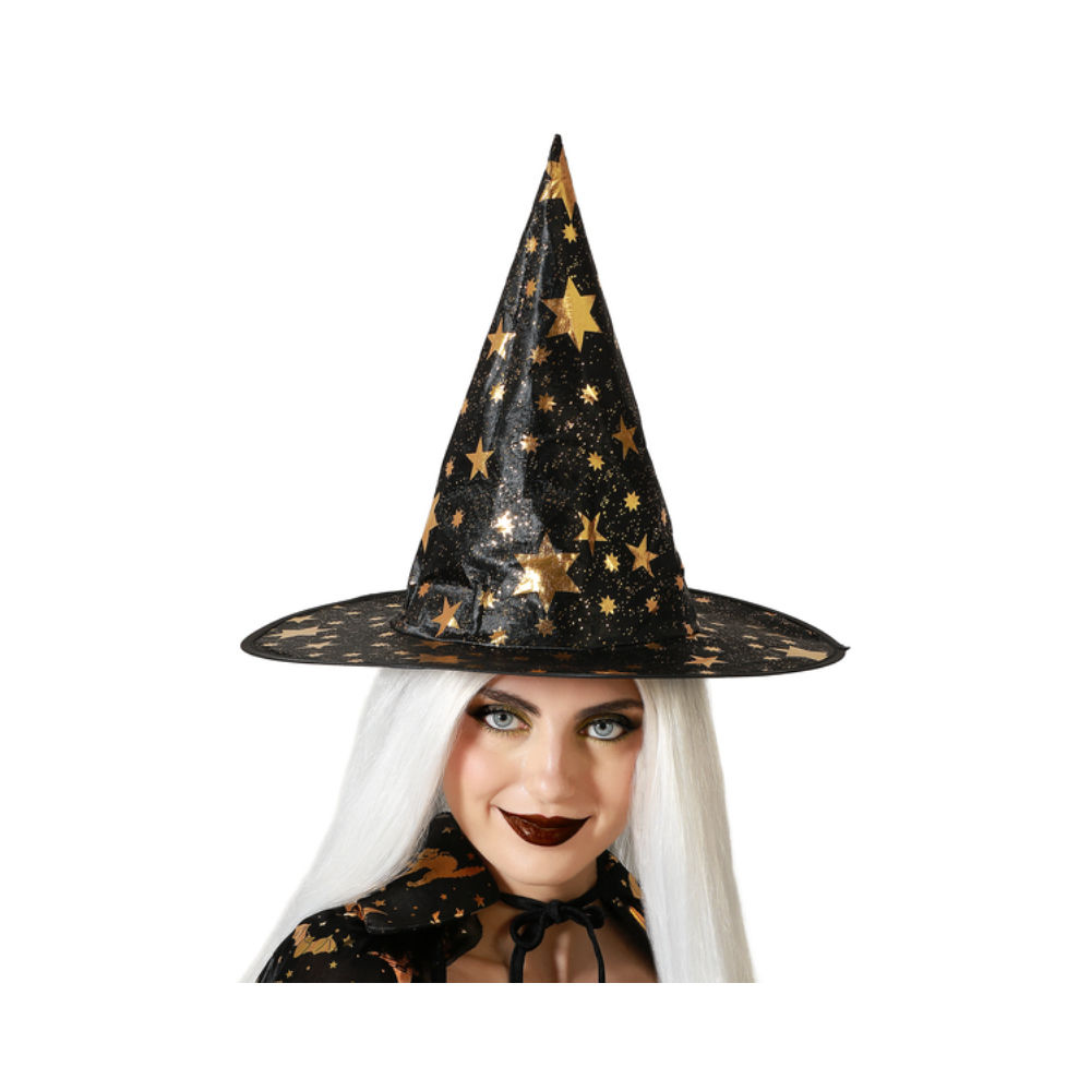 Atosa - Cappello Strega con Stelle - NeroAtosa
