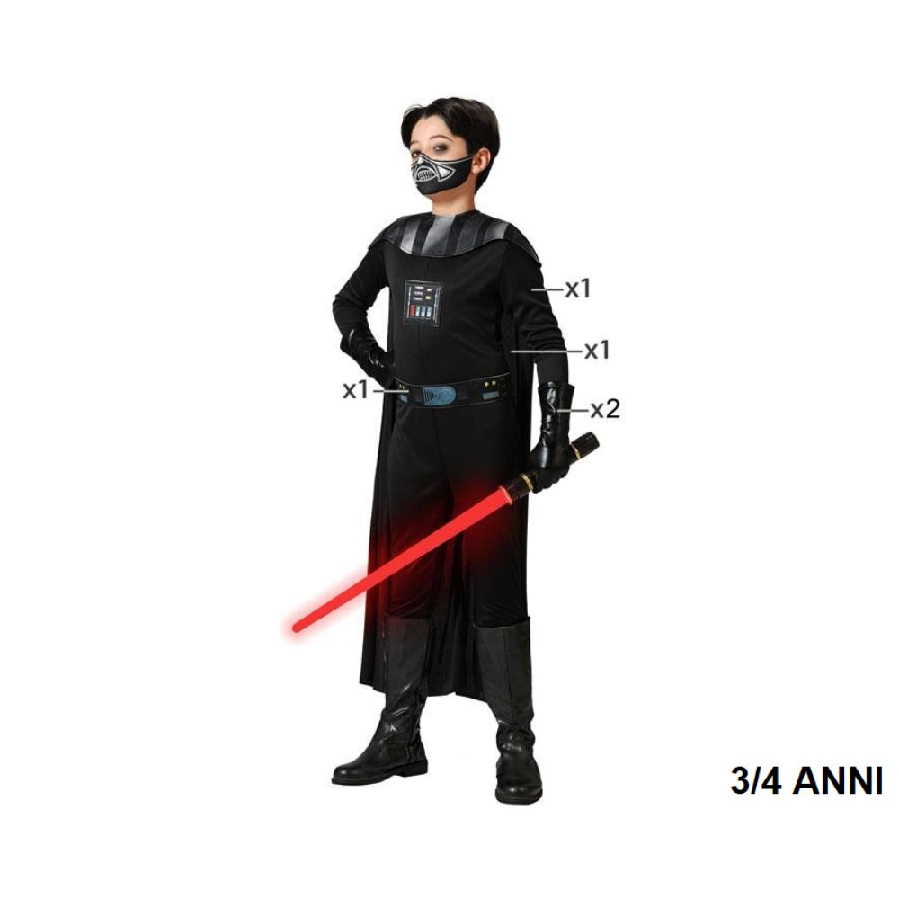 Atosa - Costume Darth Vader - 3/4 AnniAtosa
