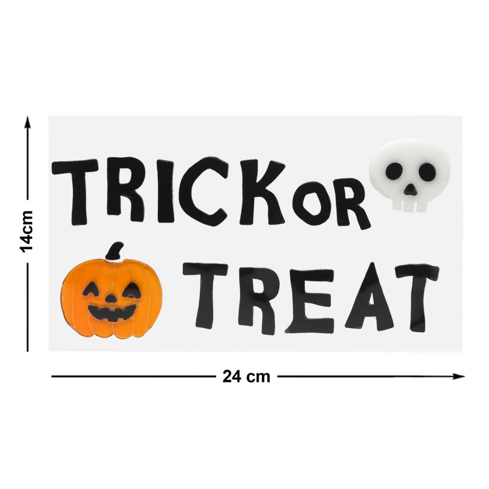 Atosa - Decorazione - Trick or Treat NeroAtosa