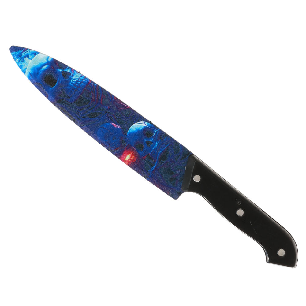 Atosa - Coltello Decorato 31cm - Teschio BluAtosa